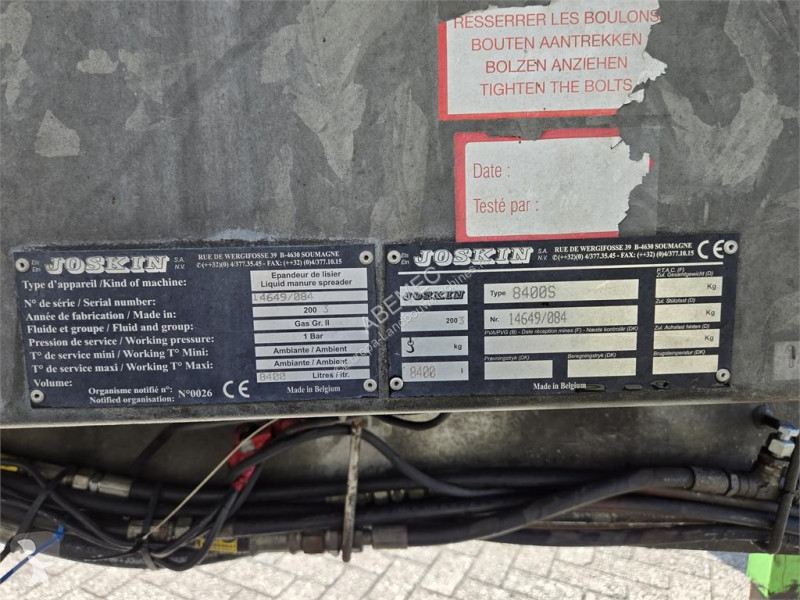 Joskin 8400S + Joskin 6020/28MAH crop dusting