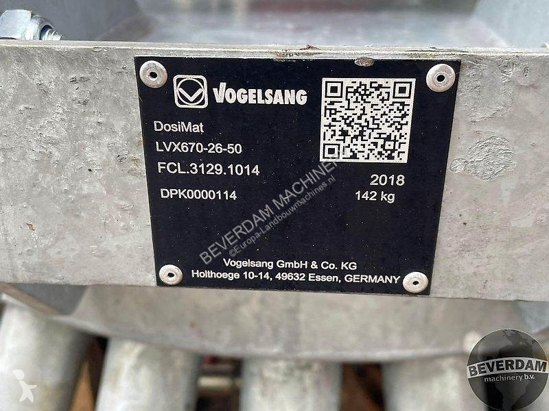 Esparcimiento Vogelsang Dosimat LVX670-26-50...