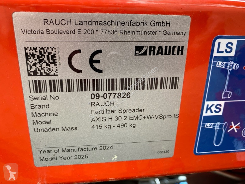 Rauch  AXIS-H 30.2 EMC crop dusting