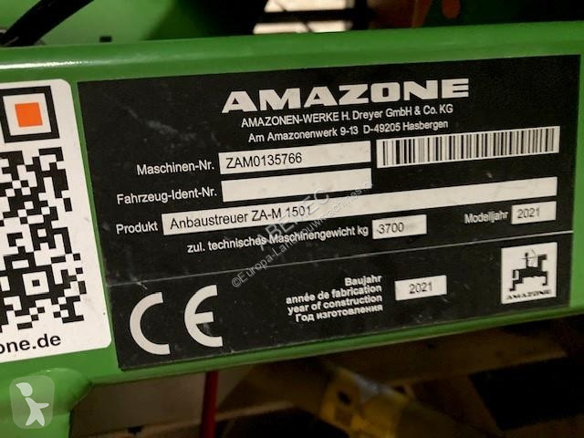 Esparcimiento Amazone ZAM 1502 kunstmeststrooier