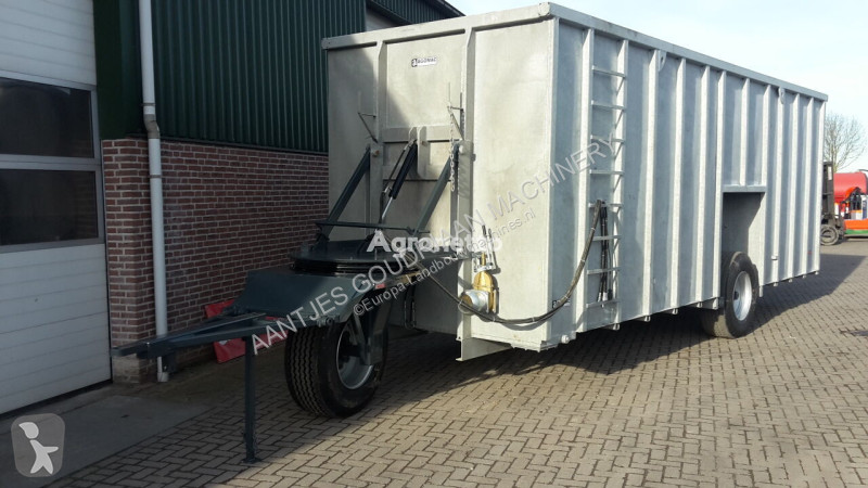 Esparcimiento Mestcontainer met neuswiel