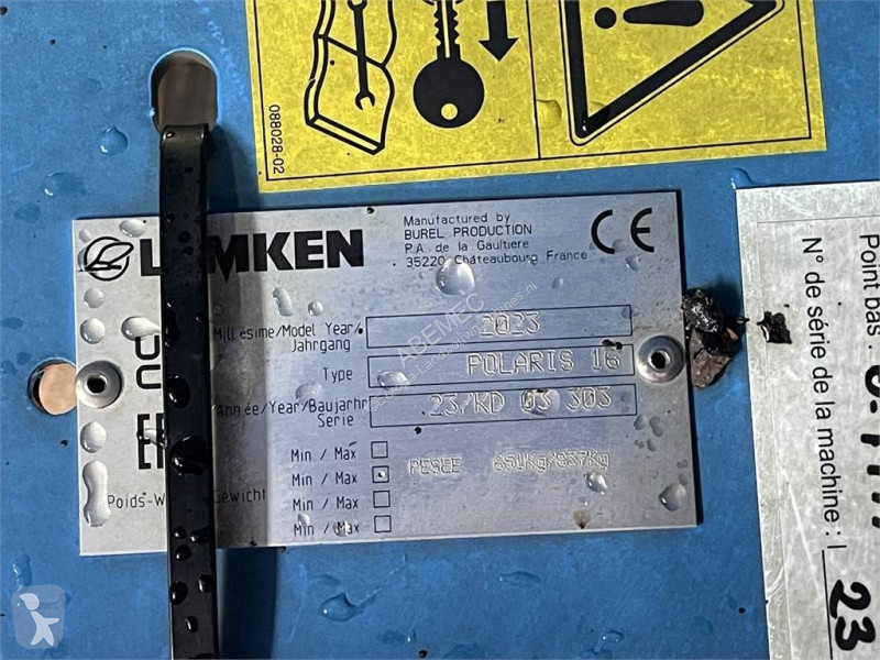 Épandage Lemken Polaris 16 Kunstmeststrooier