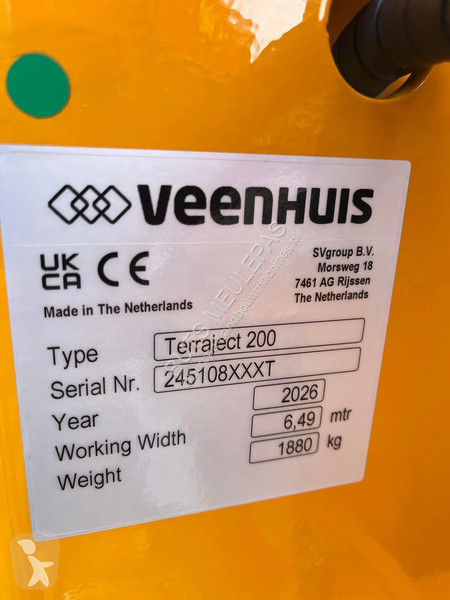 Veenhuis Terraject 200 6.49 bouwland bemester...