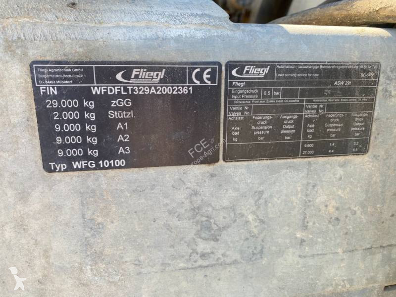 Spredning Fliegl WFG10100/Châssis...