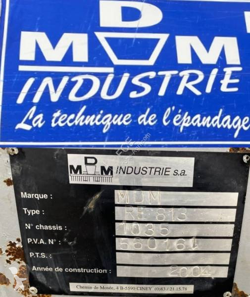 Épandage  MDM RE 813 Origine Française endommagé