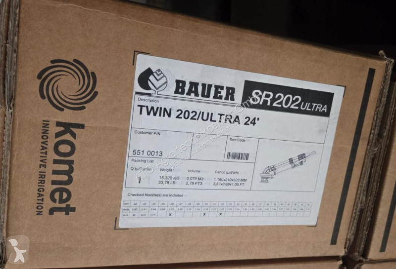 Irrigação Bauer  TWIN 202/ULTRA 24'