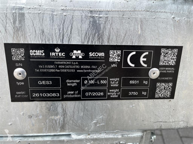 Irrigation  Irtec-Haspel 100/500 GES3