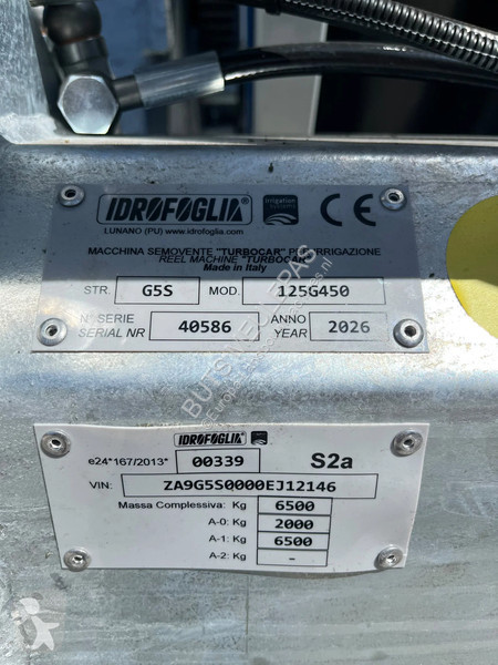 Vanding  G5S 125-450 beregenings haspel
