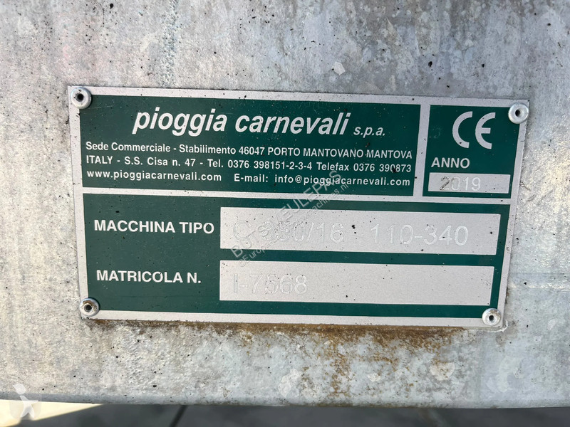 Pioggia Carnevali 110-340 beregenings haspel...