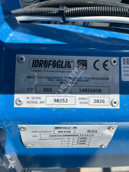 Vanding  IG3 140/450 beregenings haspel