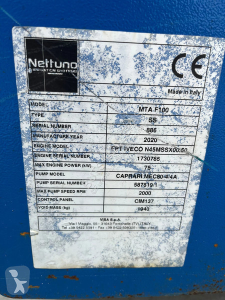 Зрошення  Nettuno Super Silent motorpompset