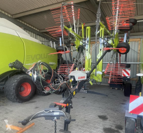 Andaineur double rotor central Claas