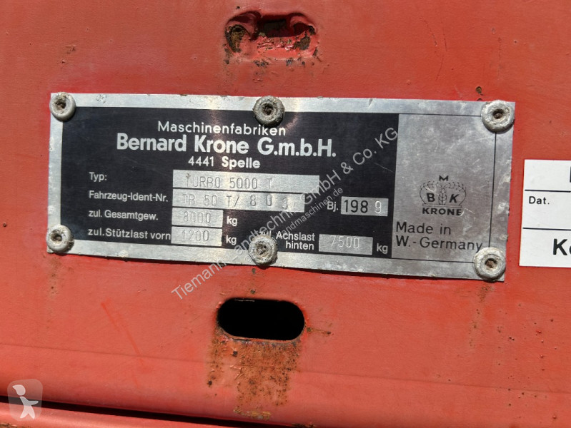 Hooien Krone  Turbo 5000 T