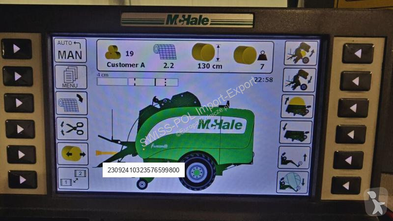 Kosenie lúk a sušenie sena McHale Fusion Vario
