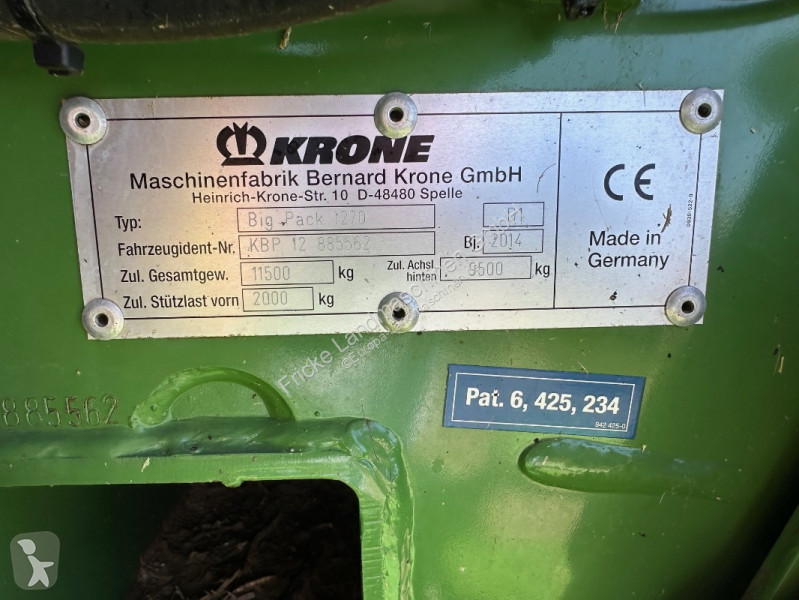 Henificación Krone  Big Pack 1270 XC High Speed
