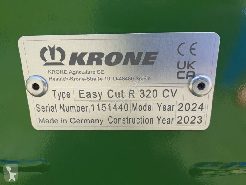 Slåtter Krone EASY CUT R 320 CV -JAMAIS SERVIE...