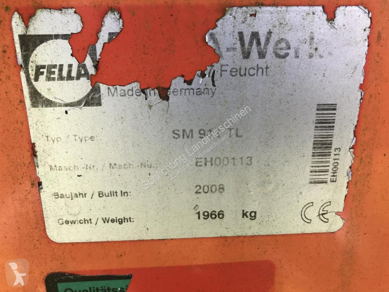 Henificación Fella SM 911 TL