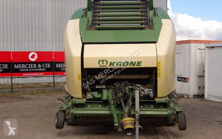 Henificación Krone combine presse enrubanneuse...