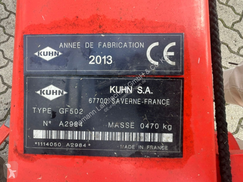Henificación Kuhn GF 502