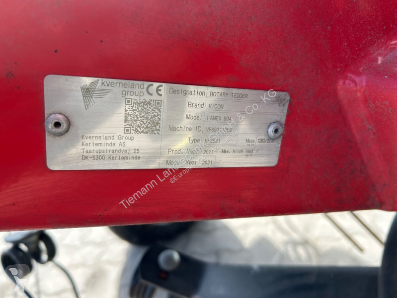Slåtter Vicon  Fanex 904