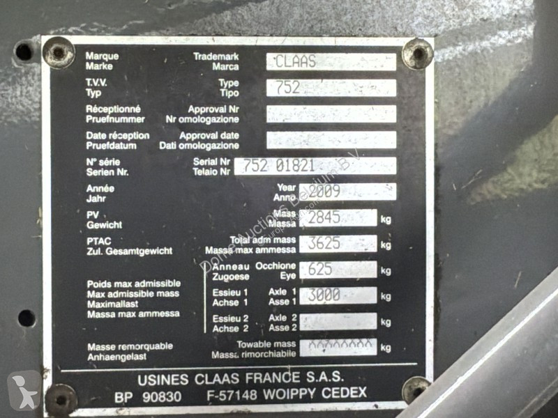 Henificación Claas Variant 385