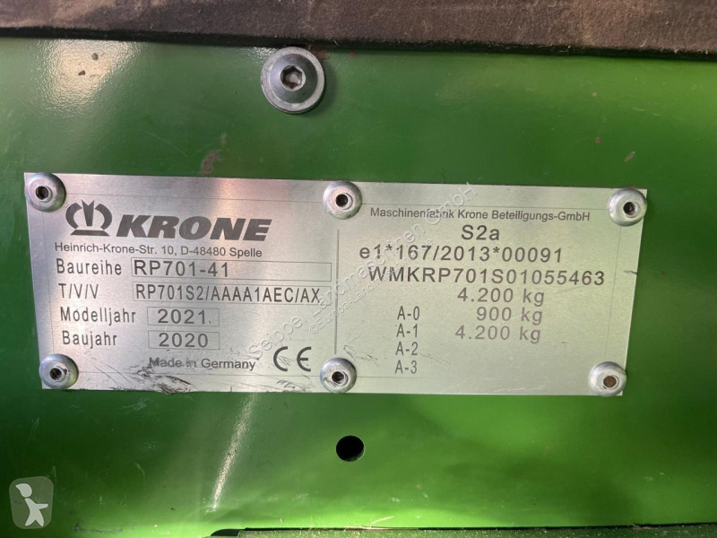 Krone  COMPRIMA V 180 XC haymaking