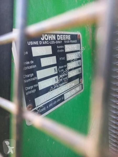 John Deere  580 haymaking
