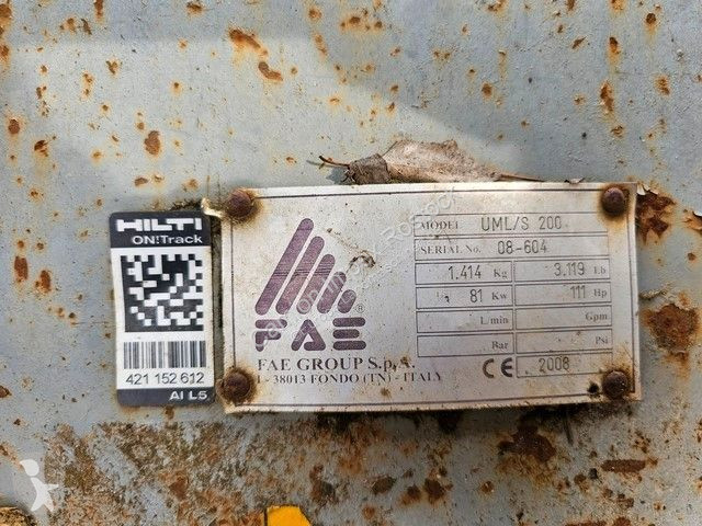 Attrezzi azionati  FAE Forstmulcher UML 200