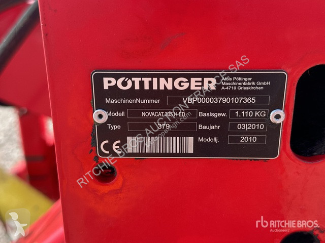Pöttinger  Novacat 305 H ED haymaking