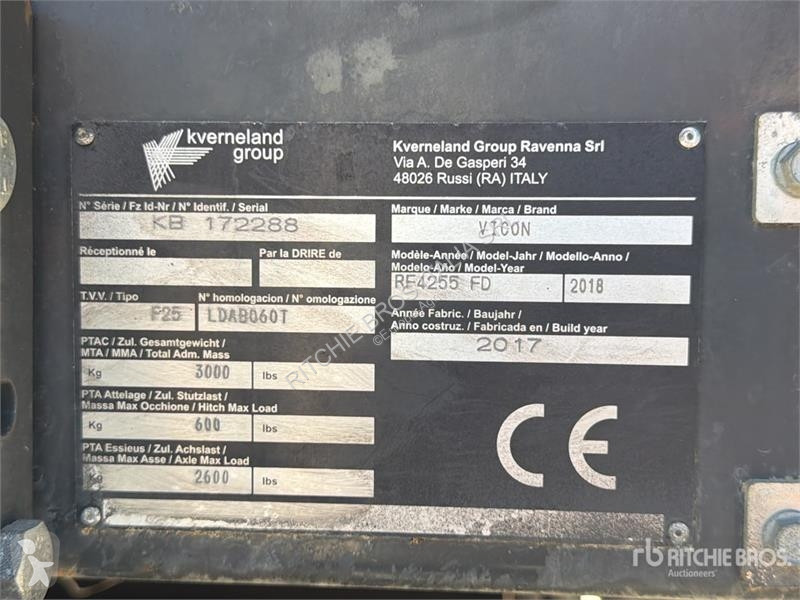 Henificación Vicon RF 4255