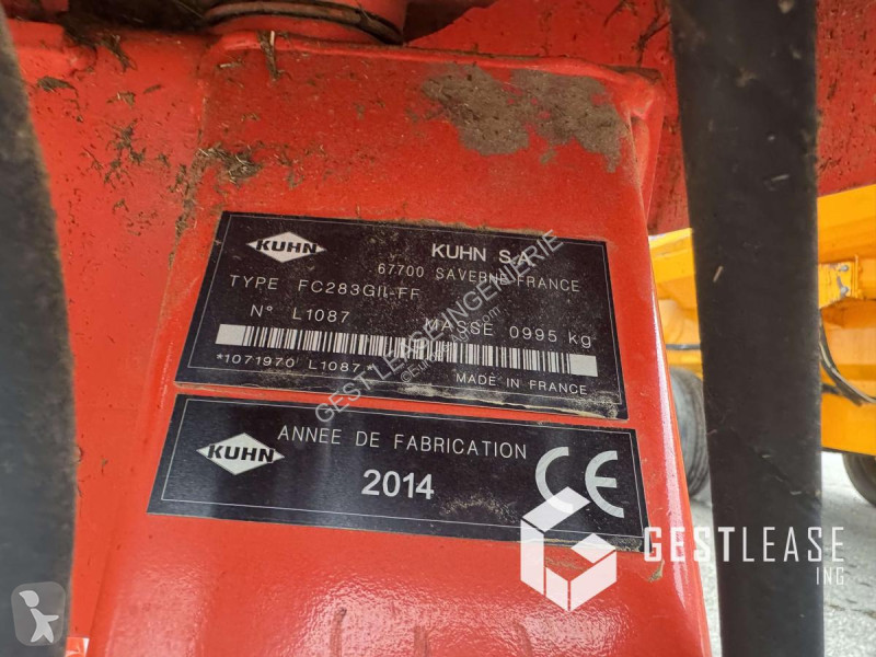 Kuhn  FC283GII haymaking