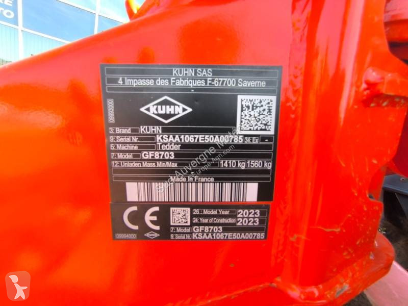 Slåtter Kuhn GF 8703