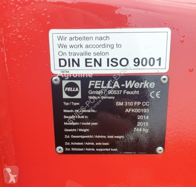 Slåtter Fella SM 310 SPLENDIMO 320 M 360