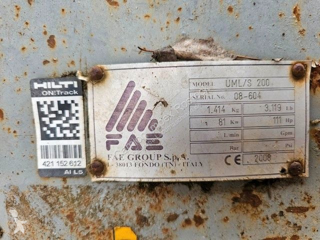 Attrezzi azionati  FAE Forstmulcher UML 200