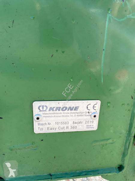 Henificación Krone EASY CUT R360 endommagé