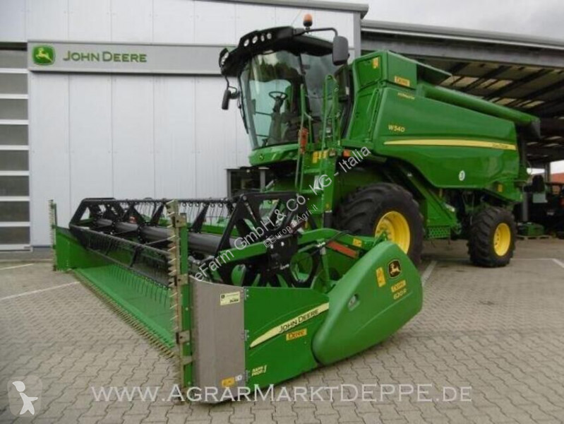 john deere ride on combine