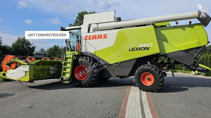 Moisson Claas Lexion 650