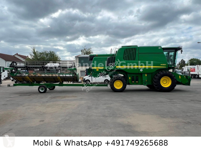 Skörd John Deere W540 + 618R Schneidwerkwagen...