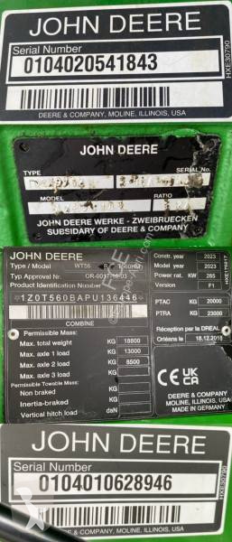 Høst John Deere T560i Hill/Master 4x4/1er Main...