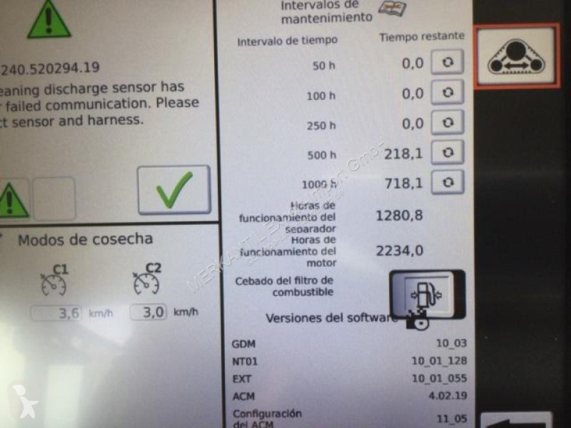 Cosecha Massey Ferguson  Ideal 8T
