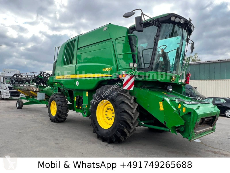 Skörd John Deere W540 + 618R Schneidwerkwagen...