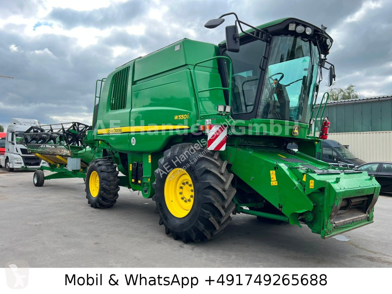 Skörd John Deere W540 + 618R Schneidwerkwagen...