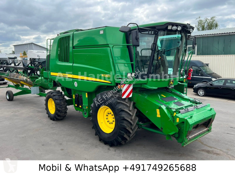 Skörd John Deere W540 + 618R Schneidwerkwagen...