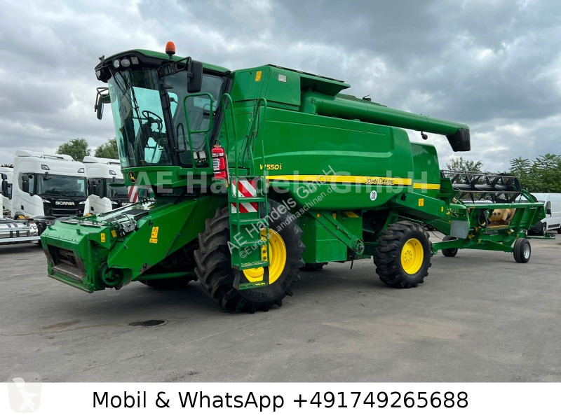 Skörd John Deere W540 + 618R Schneidwerkwagen...