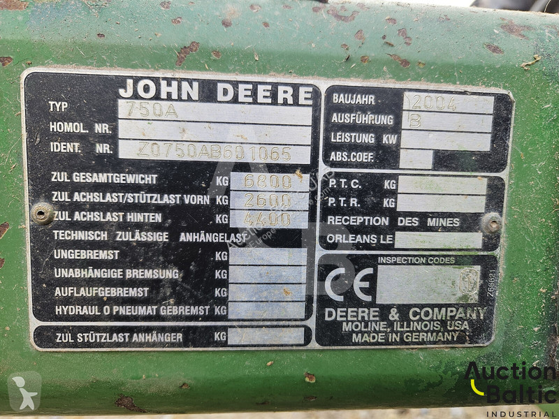 Žně John Deere 750 A