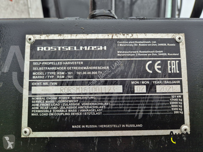Rostselmash RSM-161 harvest