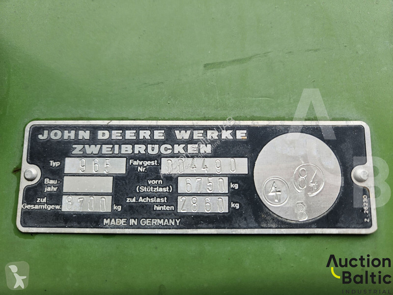 Oogst John Deere 965
