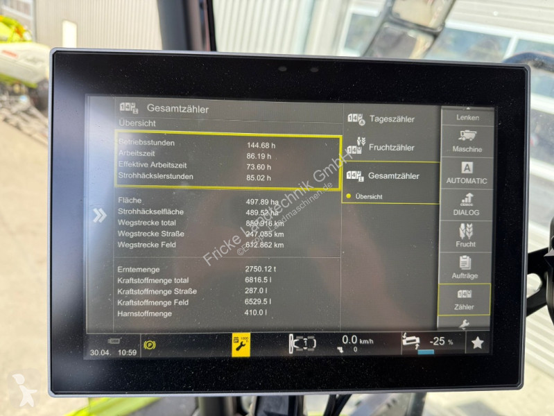 Skörd Claas  Lexion 8600 Terra Trac