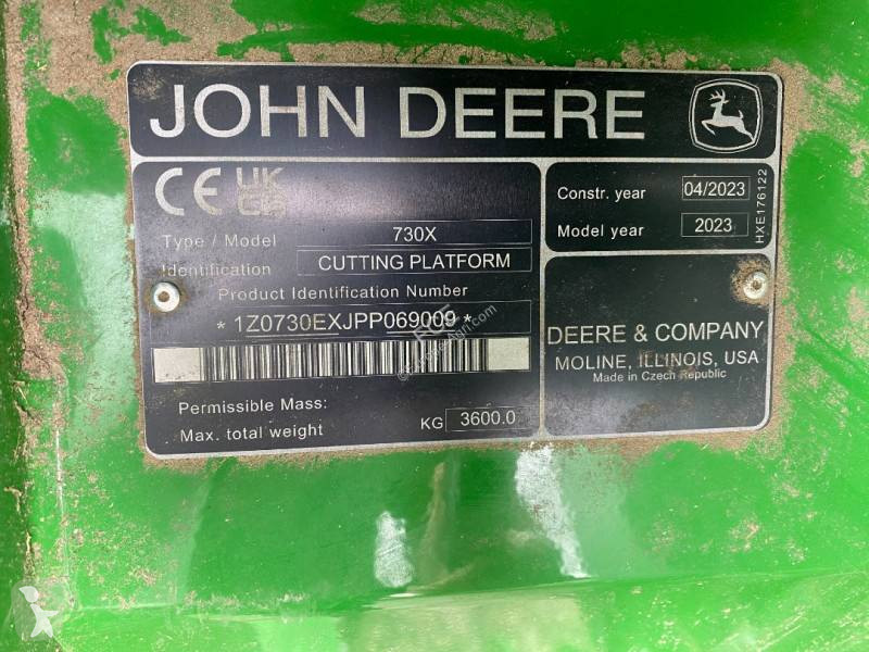 Moisson John Deere 730 X Origine Françaises...