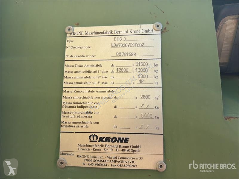 Ensilaje Krone Big X 800